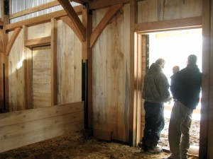 Low stall walls for miniature horses | Handcrafted Wood LLC