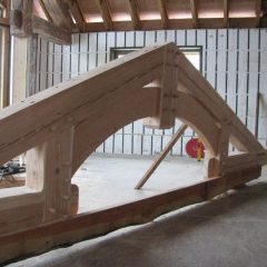Dining room truss | Handcrafted Timber Accents | Handcrafted Wood LLC