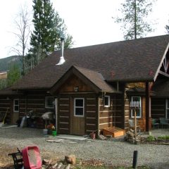 Finished home (from west) | Timber Frame Home | Handcrafted Wood LLC