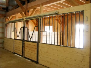 Standard size horse stalls | Handcrafted Wood LLC