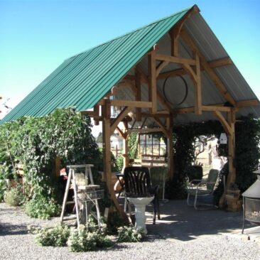 Timber frame gazebo | Handcrafted Wood LLC